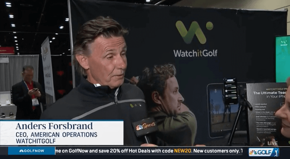 Anders Forsbrand at PGA Show 2023 (Golf Channel Interview)